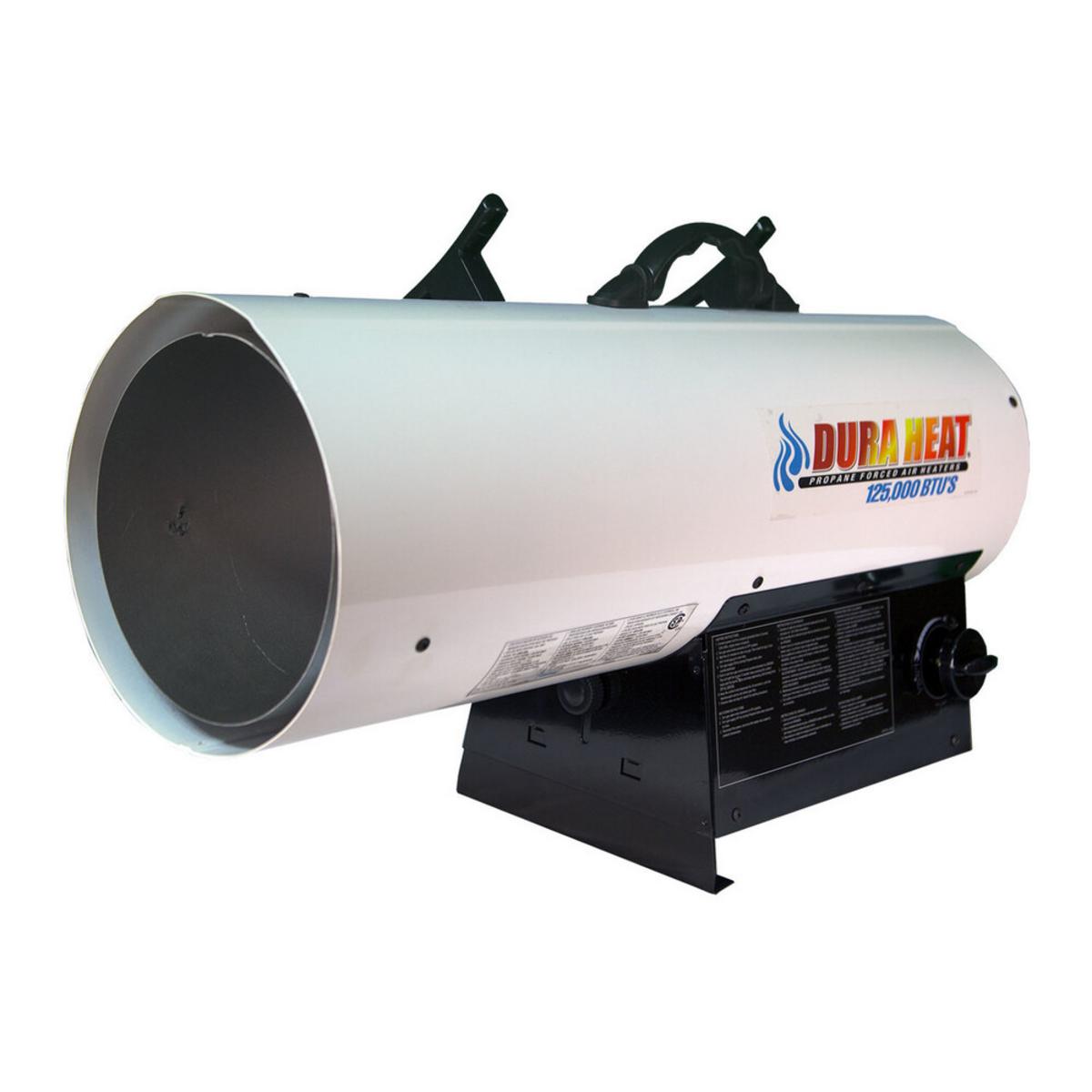 World Marketing 70K-125K BTU Propane(LP) Forced Air Heater - Continuous Ignition/White World Marketing 70K-125K BTU Propane(LP) Forced Air Heater - Continuous Ignition/White