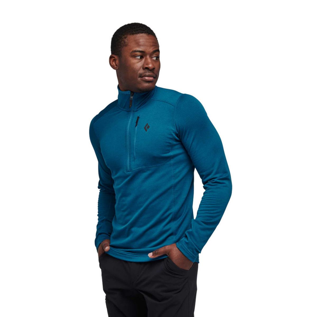 Black Diamond Men's Coefficient LT Quarter Zip Pullover Black Diamond Men's Coefficient LT Quarter Zip Pullover