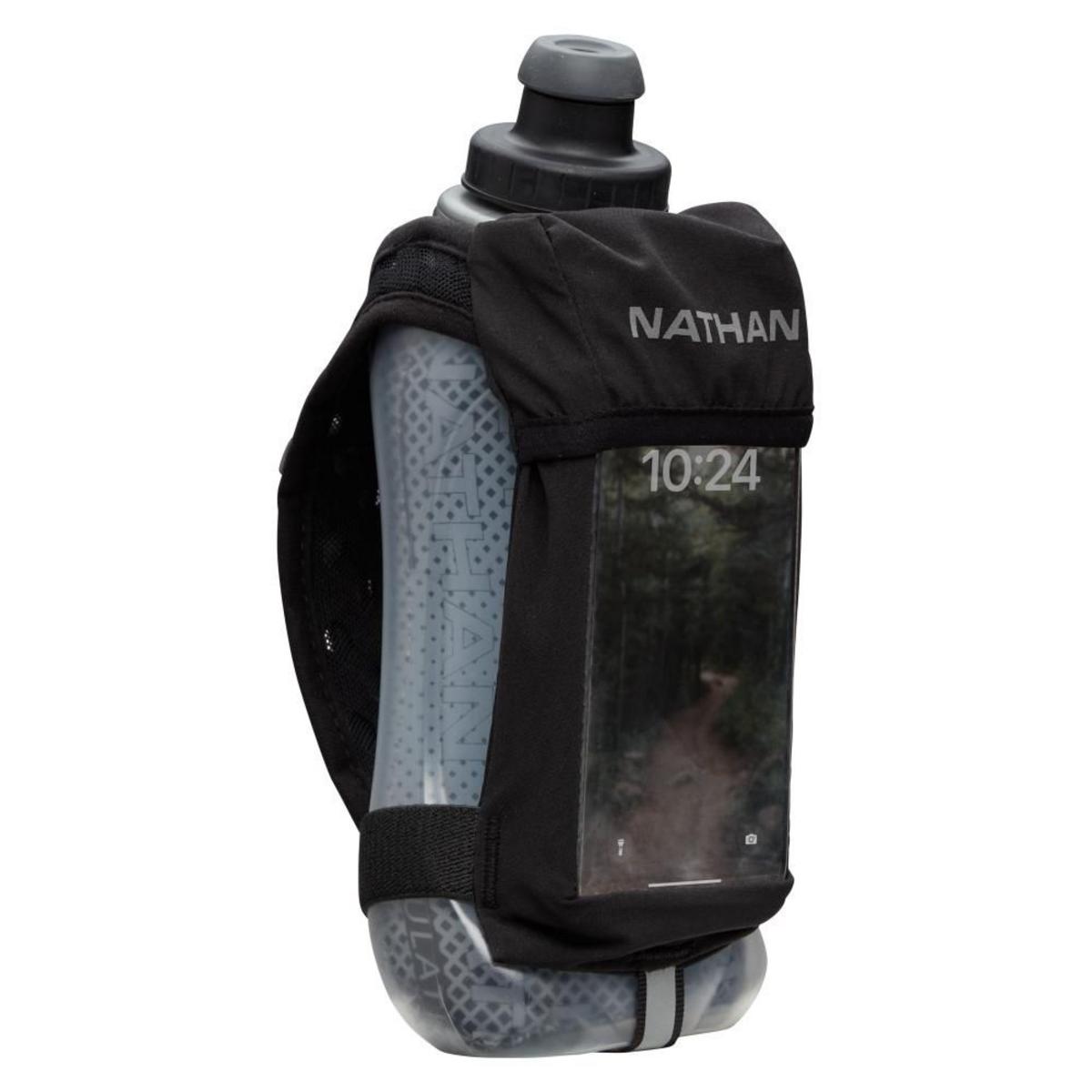 Nathan QuickSqueeze Plus View Insulated Handheld Bottle - 18oz/Black/Marine Blue Nathan QuickSqueeze Plus View Insulated Handheld Bottle - 18oz/Black/Marine Blue