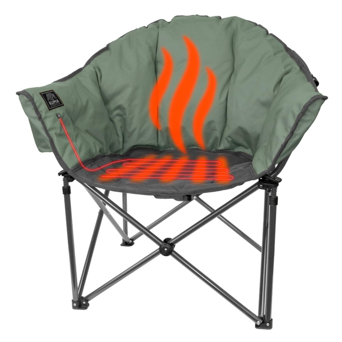KUMA Outdoor Gear Lazy Bear Heated Chair with Power Bank & Bluetooth KUMA Outdoor Gear Lazy Bear Heated Chair with Power Bank & Bluetooth