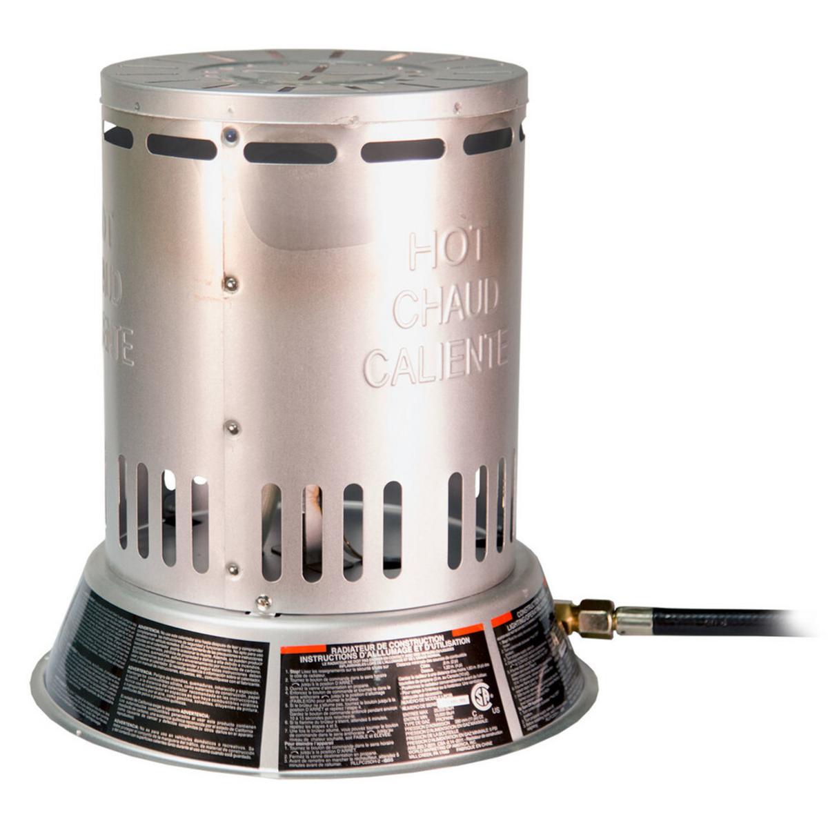 World Marketing 15-25,000 BTU Propane (LP) Convection Heater - Silver World Marketing 15-25,000 BTU Propane (LP) Convection Heater - Silver