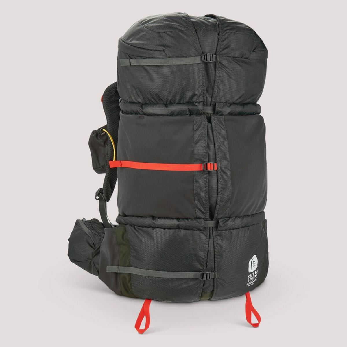 Sierra Designs Flex Capacitor 60-80L Expandable Volume Lightweight Backpack - Peat Sierra Designs Flex Capacitor 60-80L Expandable Volume Lightweight Backpack - Peat