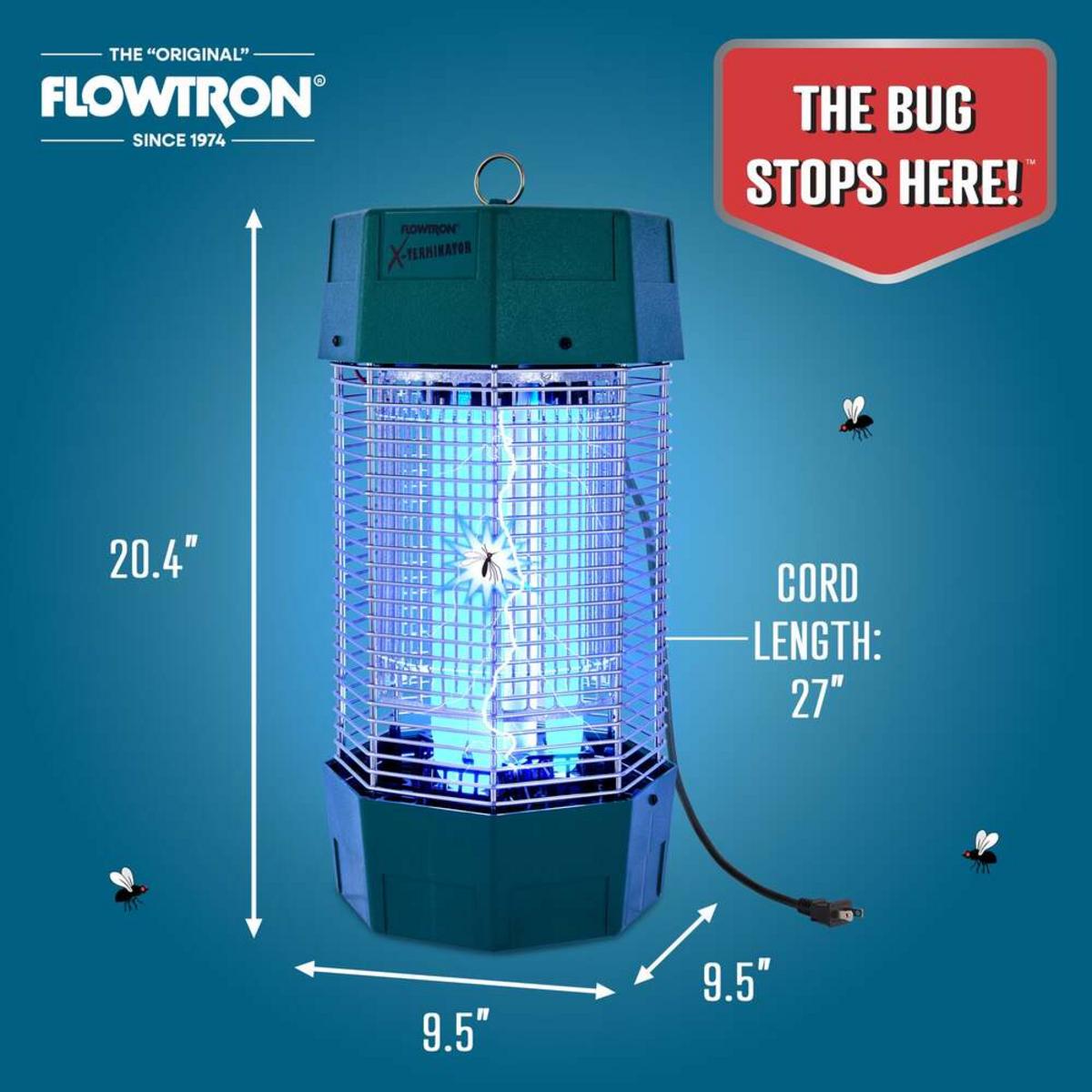 Flowtron 120W Outdoor Bug Zapper with 2 Acre coverage Flowtron 120W Outdoor Bug Zapper with 2 Acre coverage
