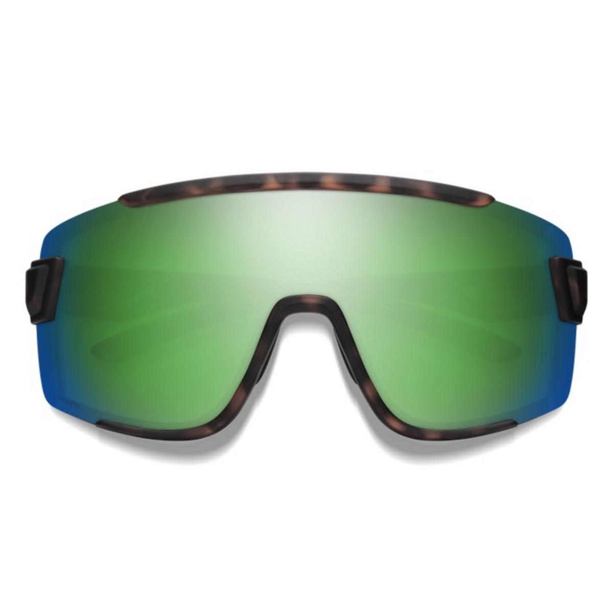 Smith Optics Wildcat Sunglasses ChromaPop Polarized Green Mirror - Matte Tortoise Frame Smith Optics Wildcat Sunglasses ChromaPop Polarized Green Mirror - Matte Tortoise Frame