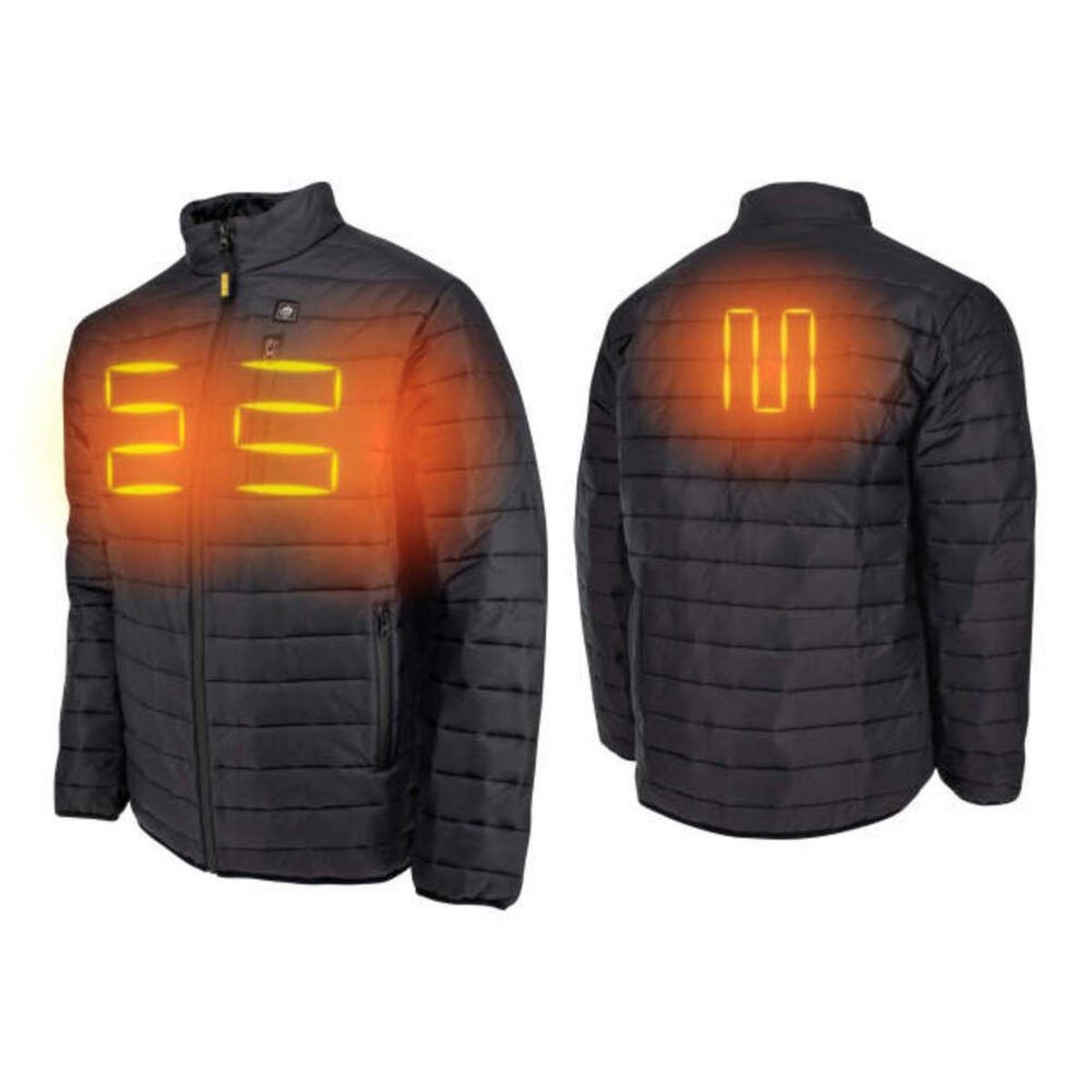 DeWalt Men's Lightweight Puffer Heated Jacket with Battery DeWalt Men's Lightweight Puffer Heated Jacket with Battery