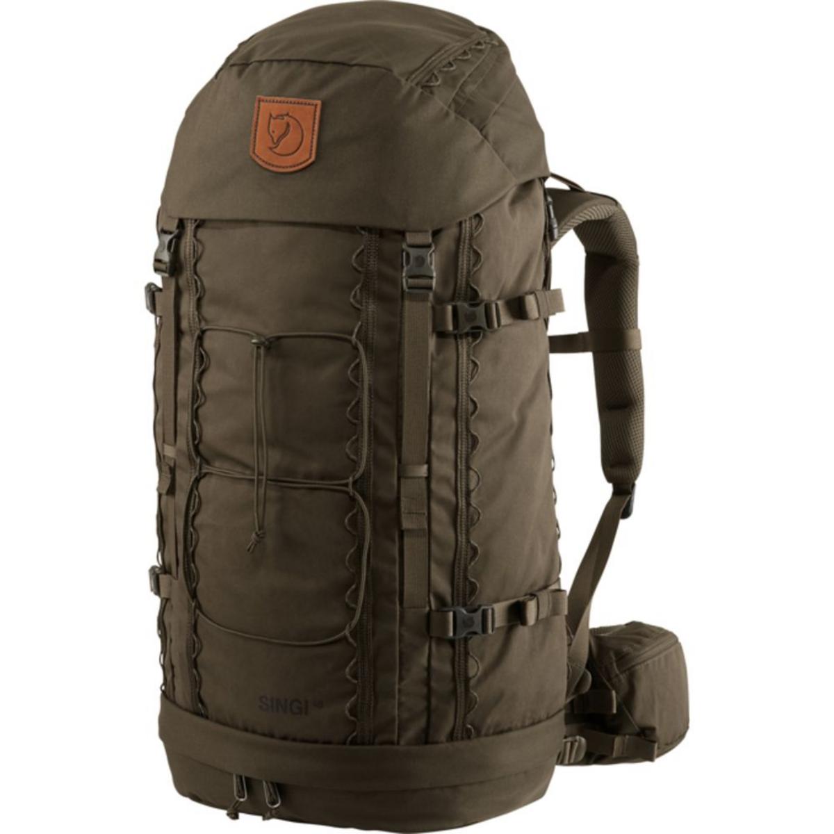 FjallRaven Singi 48L Trekking Backpack - Dark Olive FjallRaven Singi 48L Trekking Backpack - Dark Olive