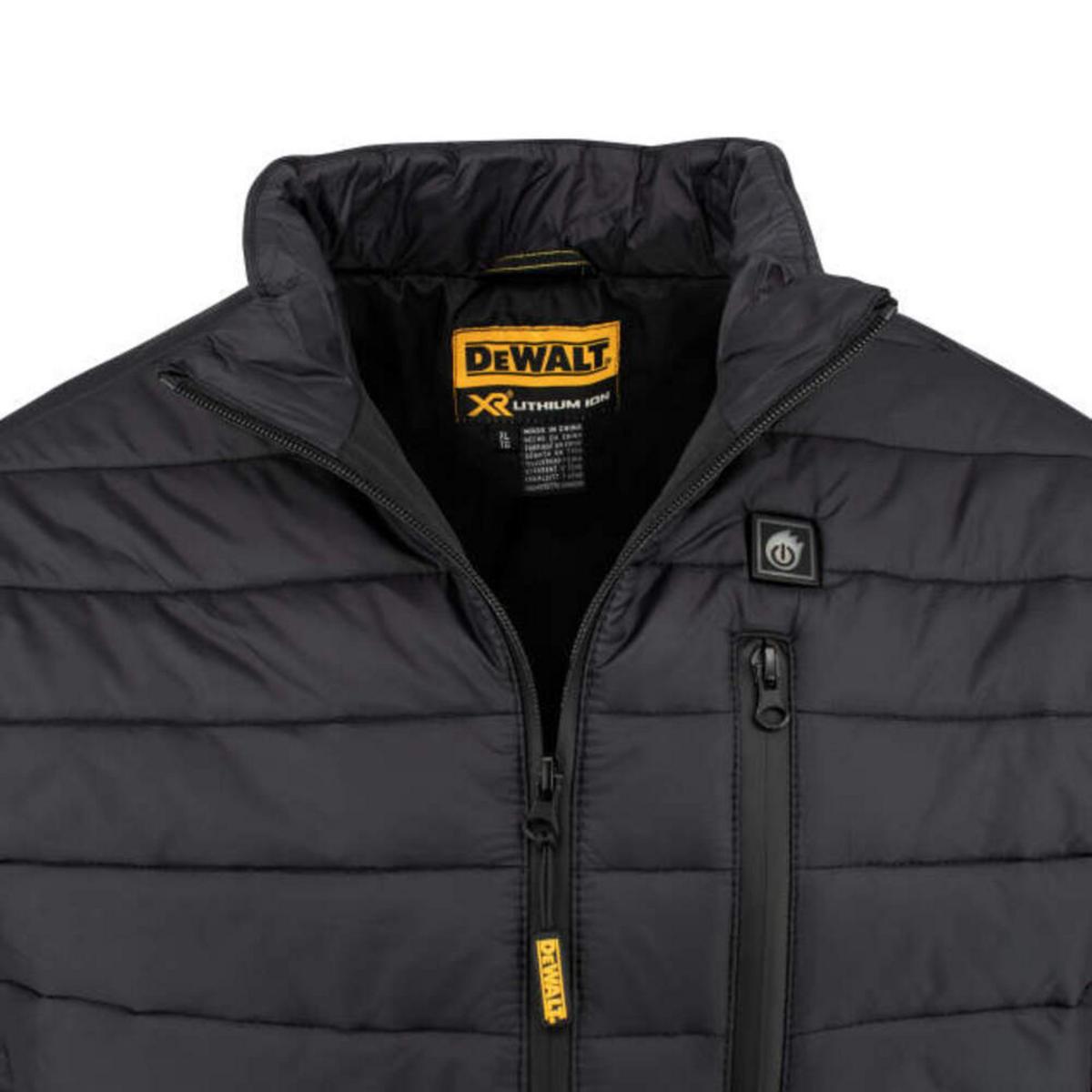 DeWalt Men's Lightweight Puffer Heated Jacket with Battery DeWalt Men's Lightweight Puffer Heated Jacket with Battery
