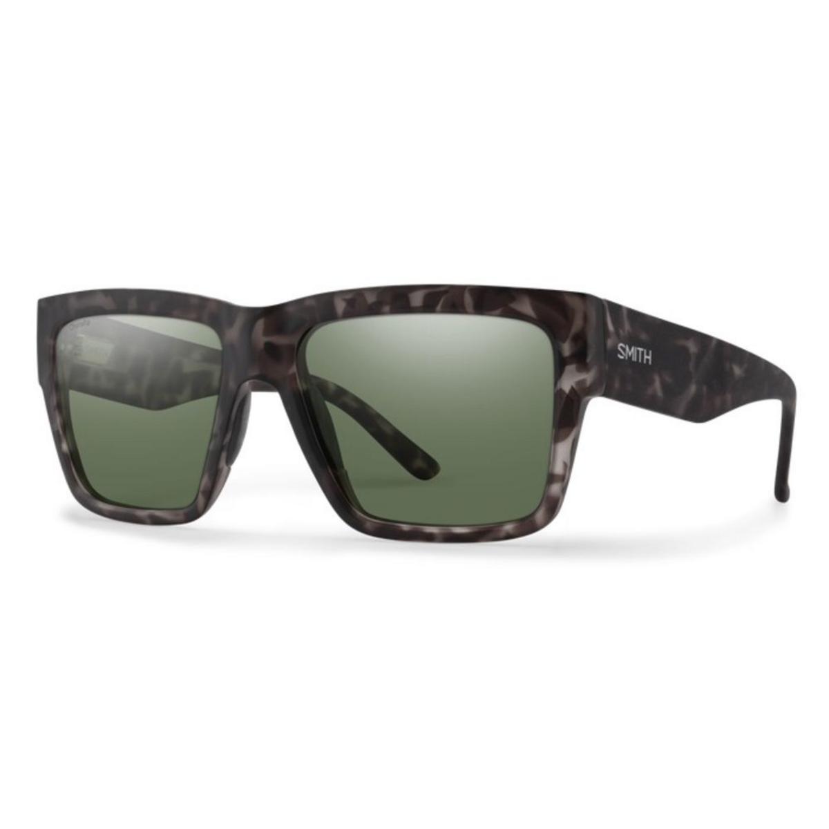 Smith Optics Lineup Sunglasses ChromaPop Polarized Gray Green - Matte Gray Tortoise Frame Smith Optics Lineup Sunglasses ChromaPop Polarized Gray Green - Matte Gray Tortoise Frame