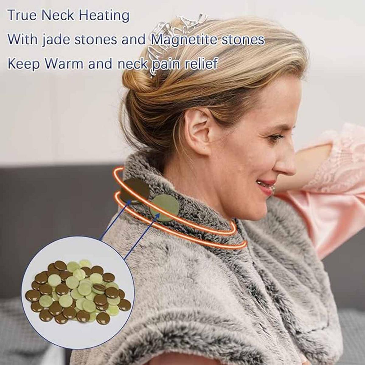 UTK Far Infrared Heating Pad for Neck Shoulder & Back Pain Relief - Brown UTK Far Infrared Heating Pad for Neck Shoulder & Back Pain Relief - Brown