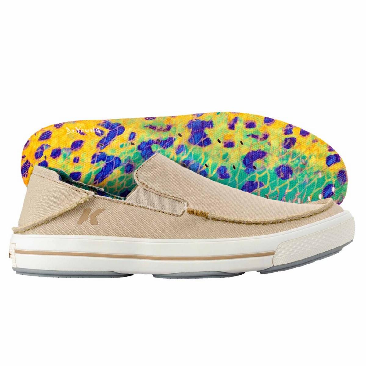 Korkers Fish Moc Dorado with Fixed Kling-On Deck Soles Korkers Fish Moc Dorado with Fixed Kling-On Deck Soles