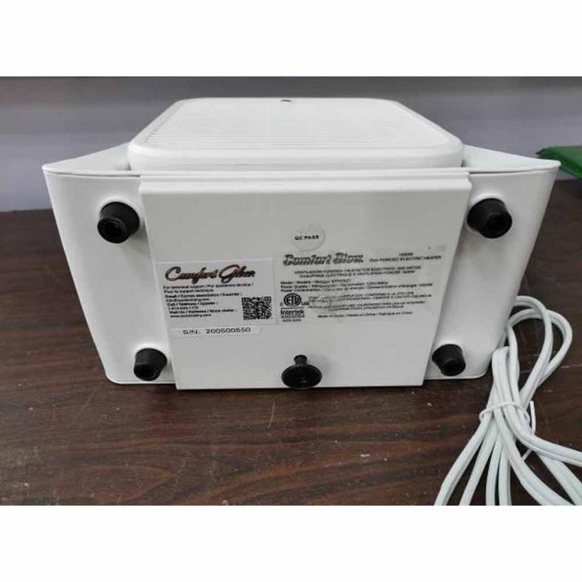 World Marketing Comfort Glow All Season Electric Fan and Heater - White World Marketing Comfort Glow All Season Electric Fan and Heater - White