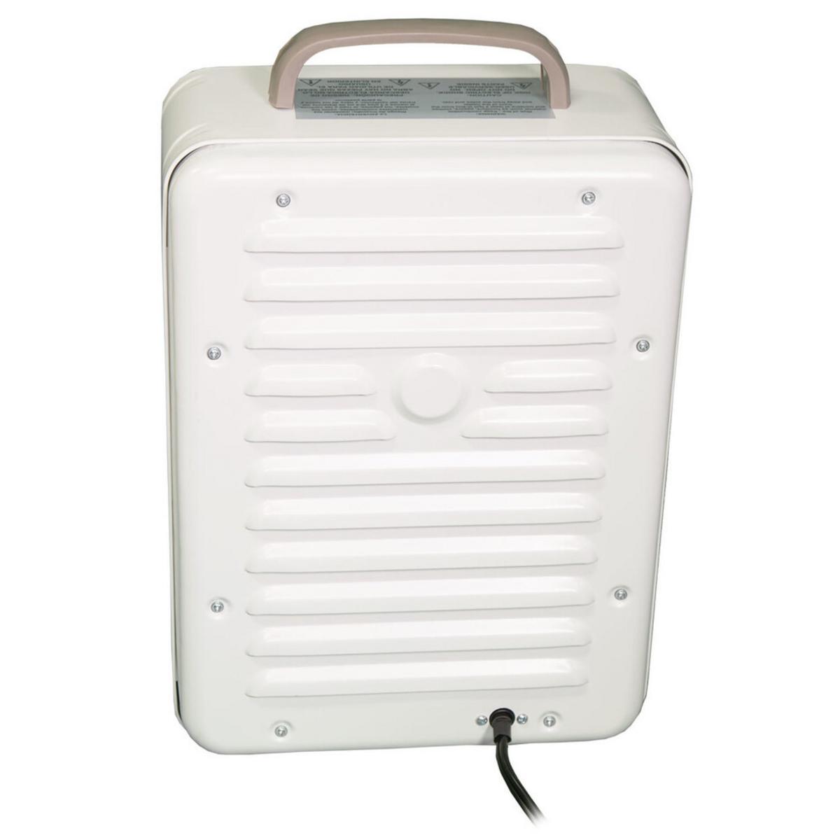 World Marketing Comfort Glow Milkhouse Style Electric Heater - White World Marketing Comfort Glow Milkhouse Style Electric Heater - White