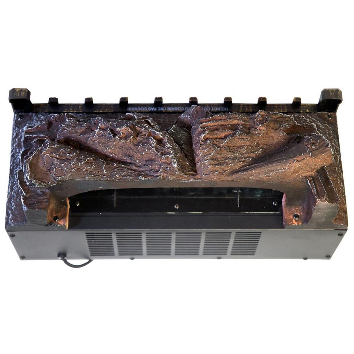World Marketing Comfort Glow Electric Log Set, Heater with Firebox Projection - Black World Marketing Comfort Glow Electric Log Set, Heater with Firebox Projection - Black