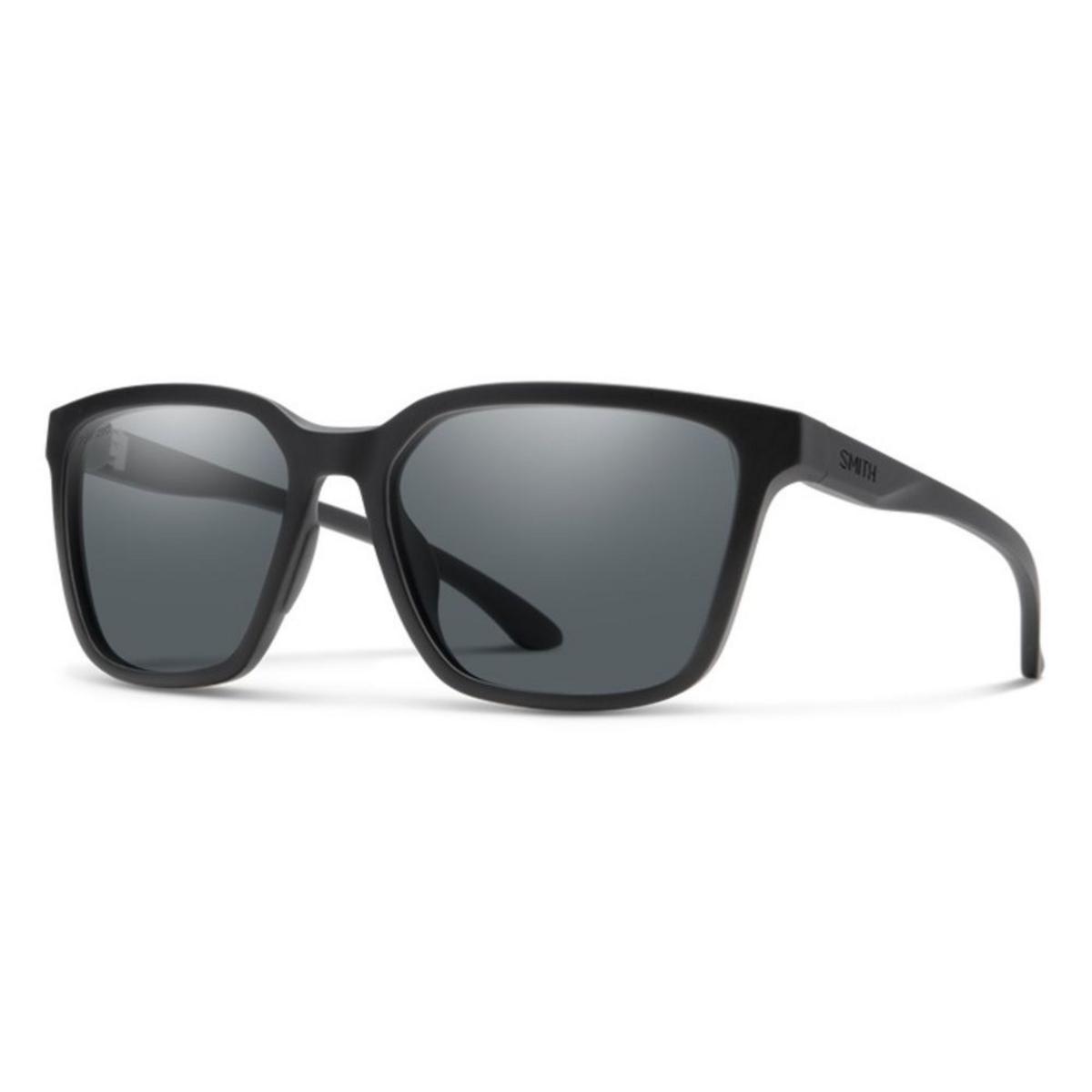 Smith Optics Shoutout Core Sunglasses Polarized Gray - Matte Black Frame Smith Optics Shoutout Core Sunglasses Polarized Gray - Matte Black Frame