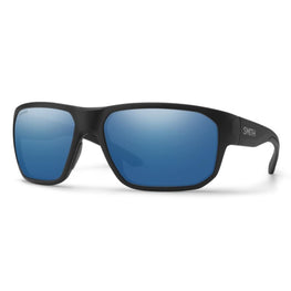 Smith Optics Arvo Sunglasses ChromaPop Polarized Blue Mirror - Matte Black Frame