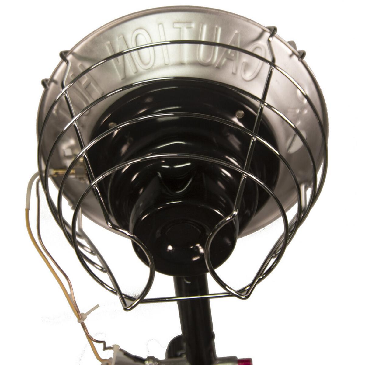 World Marketing Single Burner Tank Top Heater with Tip-over Shut-off - Match Ignition/Silver World Marketing Single Burner Tank Top Heater with Tip-over Shut-off - Match Ignition/Silver