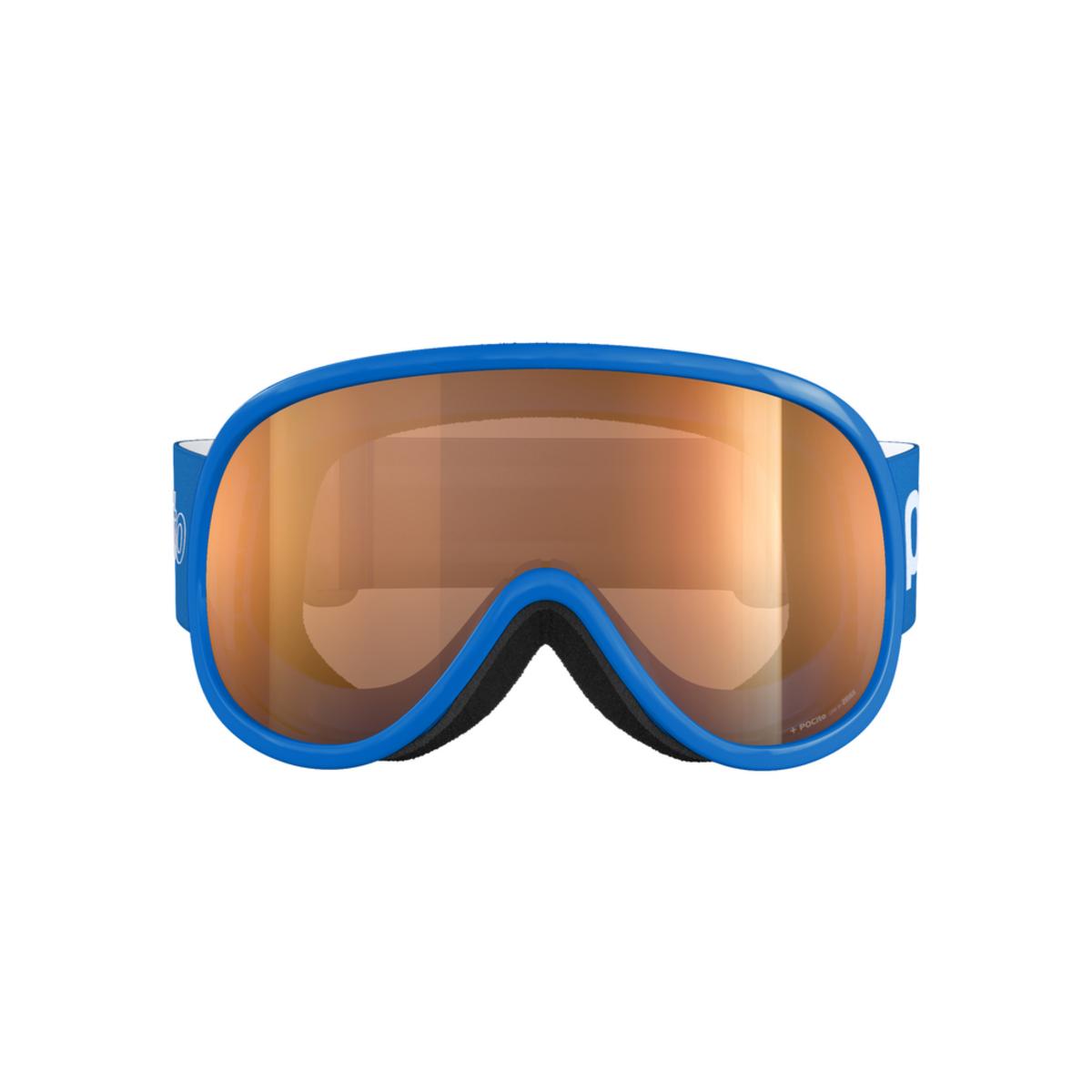 POC POCito Retina Kid's Ski Goggles Partly Sunny Light Orange Lens - Fluorescent Blue Frame POC POCito Retina Kid's Ski Goggles Partly Sunny Light Orange Lens - Fluorescent Blue Frame