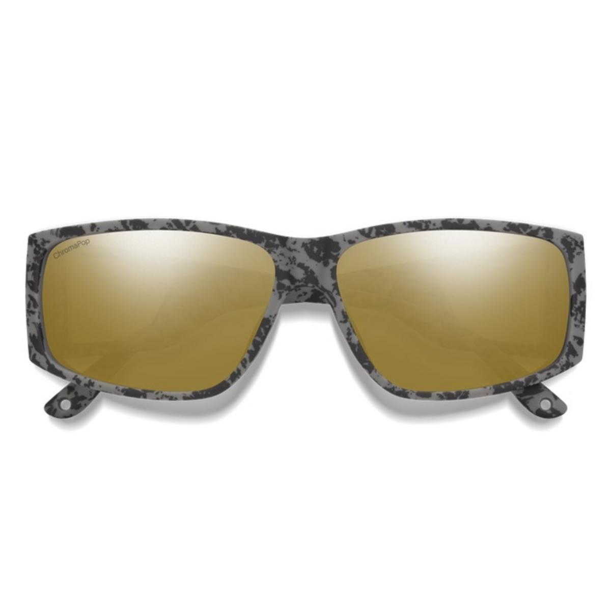 Smith Optics Monroe Peak Sunglasses ChromaPop Polarized Bronze Mirror - Matte Gray Marble Frame Smith Optics Monroe Peak Sunglasses ChromaPop Polarized Bronze Mirror - Matte Gray Marble Frame