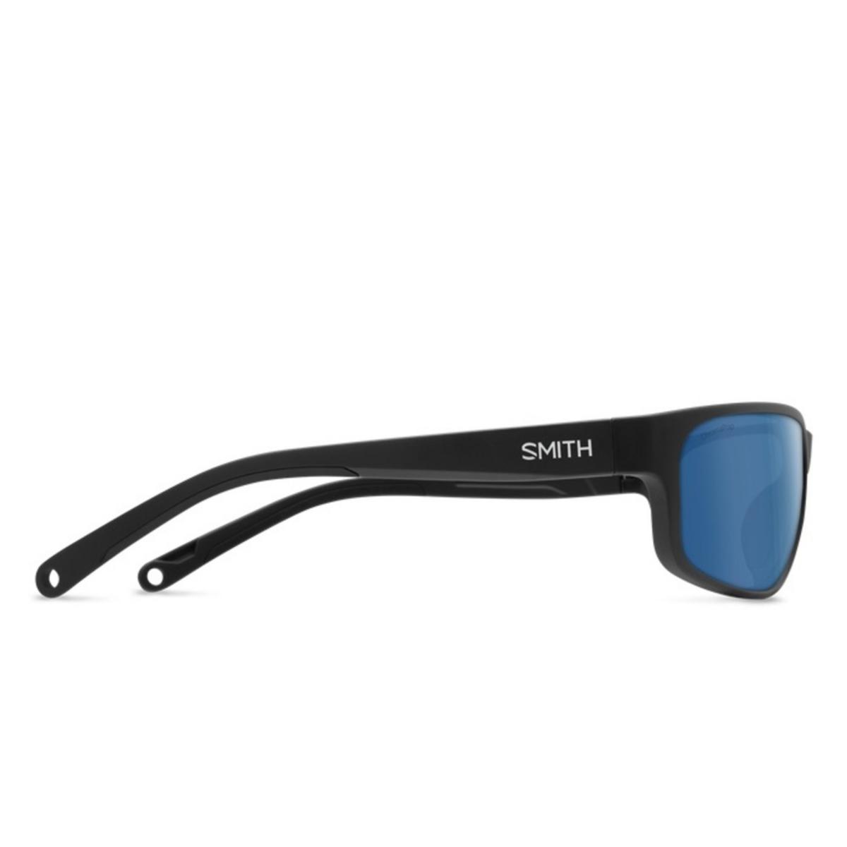 Smith Optics Redding 2 Sunglasses ChromaPop Glass Polarized Blue Mirror - Matte Black Frame Smith Optics Redding 2 Sunglasses ChromaPop Glass Polarized Blue Mirror - Matte Black Frame