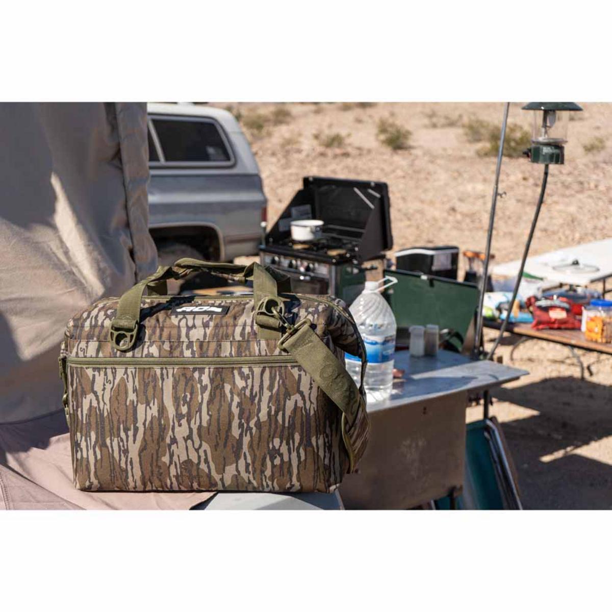 AO Coolers Mossy Oak Bottomland Series 12 Pack Cooler - Bottomlands AO Coolers Mossy Oak Bottomland Series 12 Pack Cooler - Bottomlands