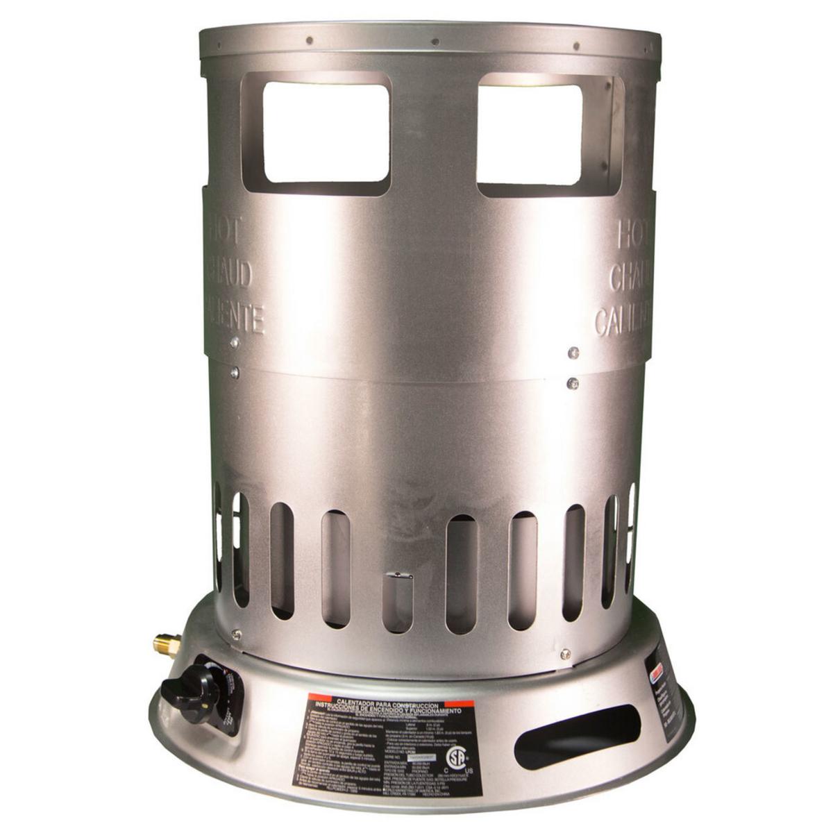 World Marketing 50-80,000 BTU Propane (LP) Convection Heater - Silver World Marketing 50-80,000 BTU Propane (LP) Convection Heater - Silver