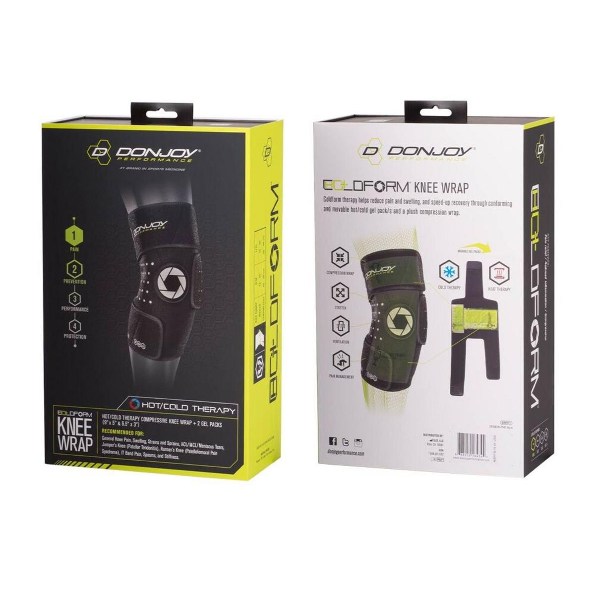 DonJoy Coldform Knee Wrap Hot/Cold Compression DonJoy Coldform Knee Wrap Hot/Cold Compression