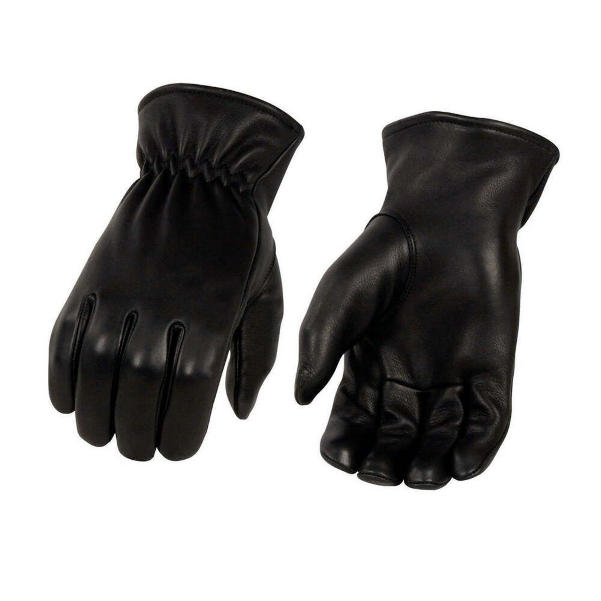 Milwaukee Leather Men's Cool-Tec Leather Motorcycle Rider Unlined Gloves with Sinch Wrist Closure Milwaukee Leather Men's Cool-Tec Leather Motorcycle Rider Unlined Gloves with Sinch Wrist Closure