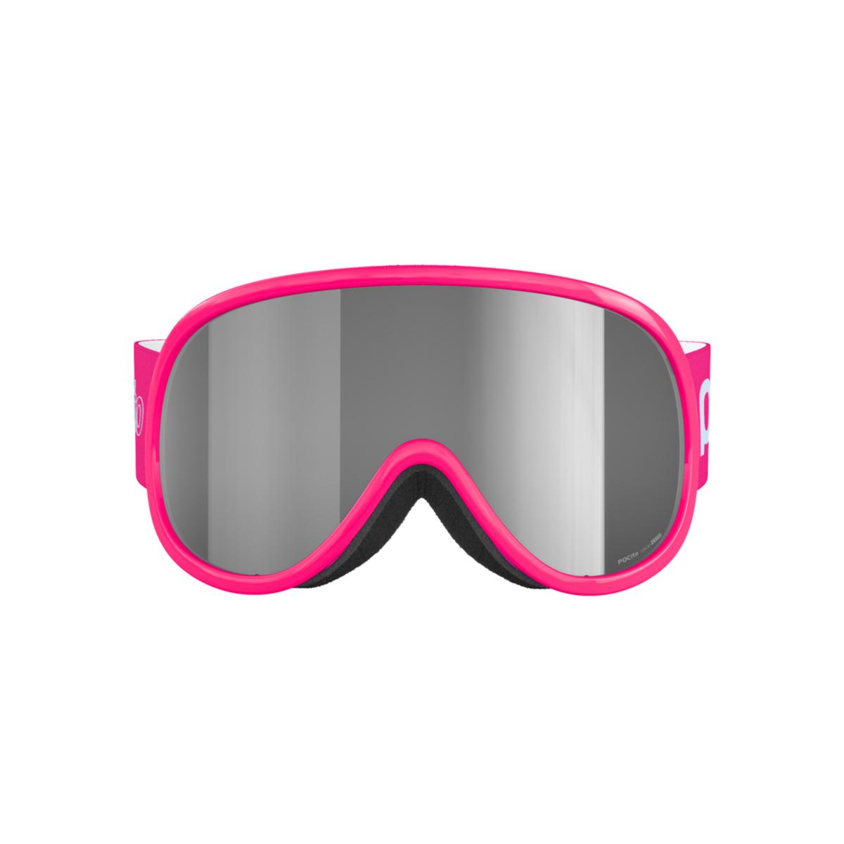 POC POCito Retina Kid's Ski Goggles Partly Sunny Silver Lens - Fluorescent Pink Frame POC POCito Retina Kid's Ski Goggles Partly Sunny Silver Lens - Fluorescent Pink Frame