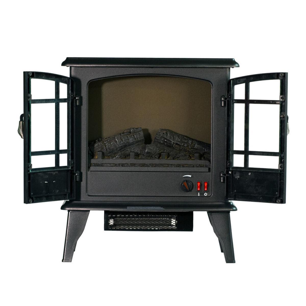 World Marketing Comfort Glow The Keystone Infrared Quartz Electric Stove - Black World Marketing Comfort Glow The Keystone Infrared Quartz Electric Stove - Black