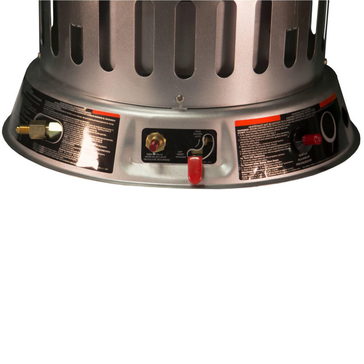 World Marketing 50-200,000 BTU Propane(LP) Convection Heater - Silver World Marketing 50-200,000 BTU Propane(LP) Convection Heater - Silver