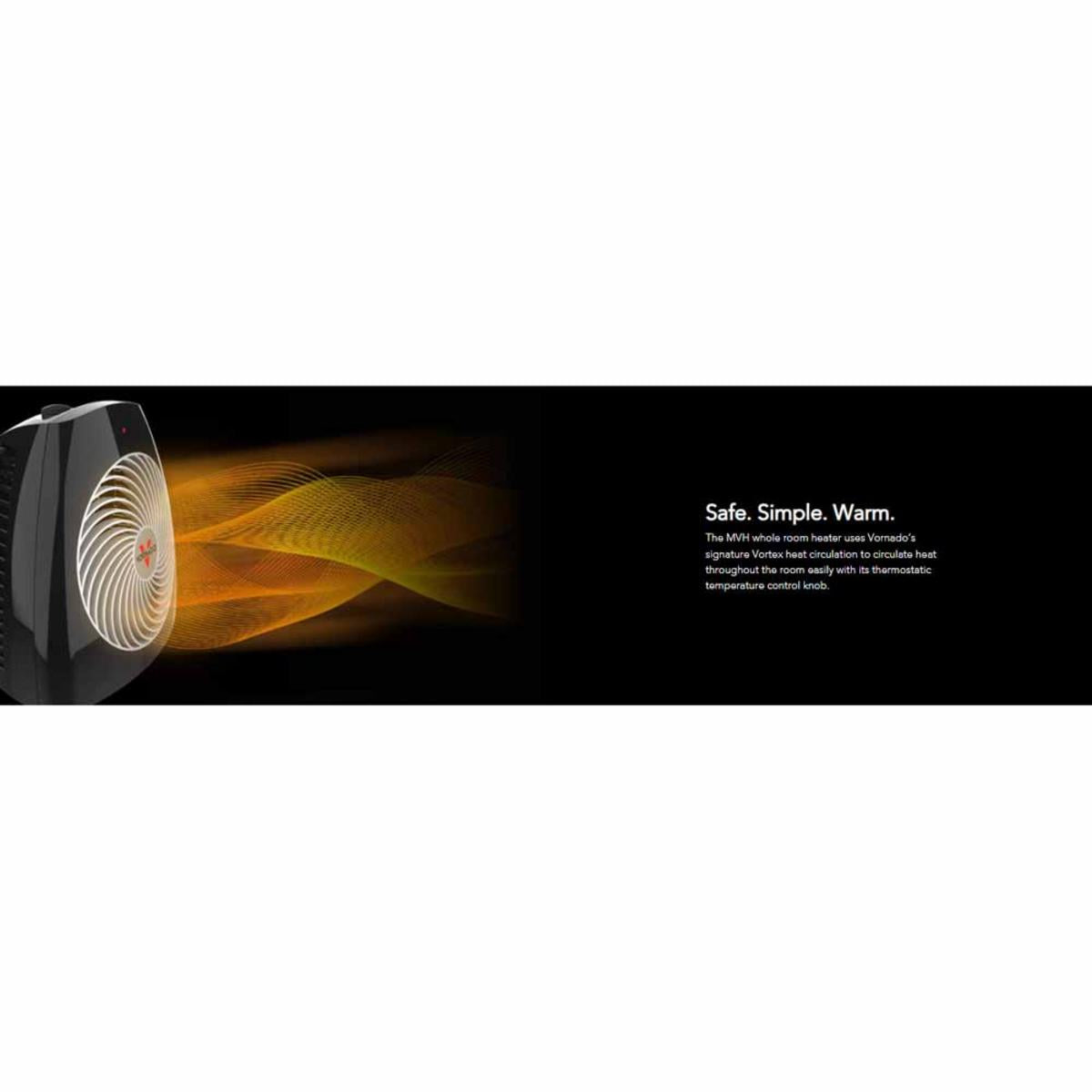 Vornado MVH Whole Room Heater - Black Vornado MVH Whole Room Heater - Black