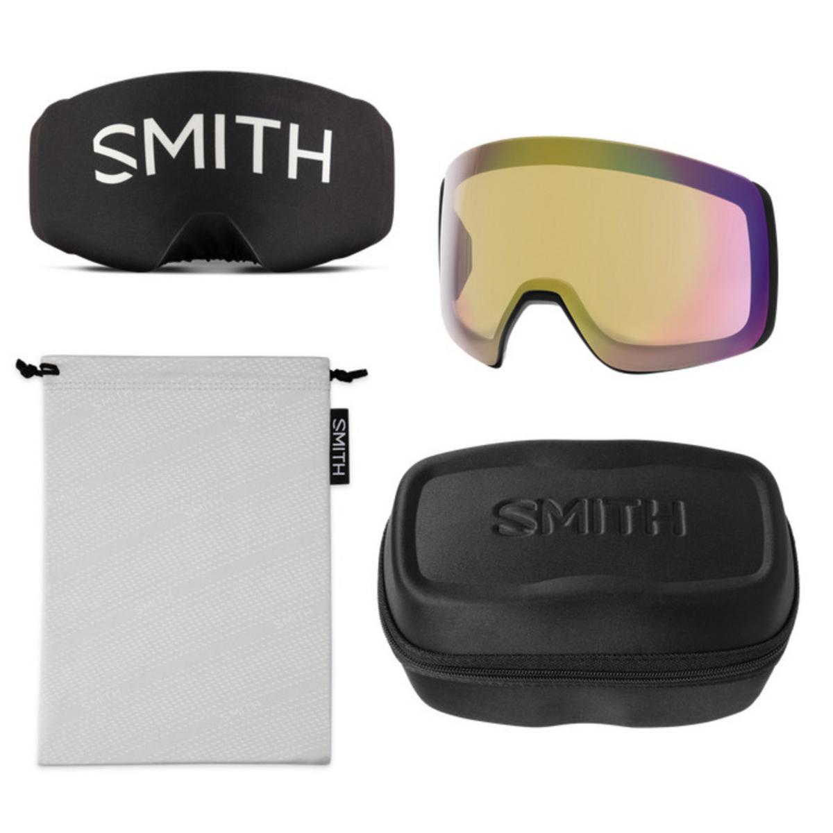 Smith Optics 4D Mag XL Goggles ChromaPop Sun Red Mirror - Black Frame Smith Optics 4D Mag XL Goggles ChromaPop Sun Red Mirror - Black Frame
