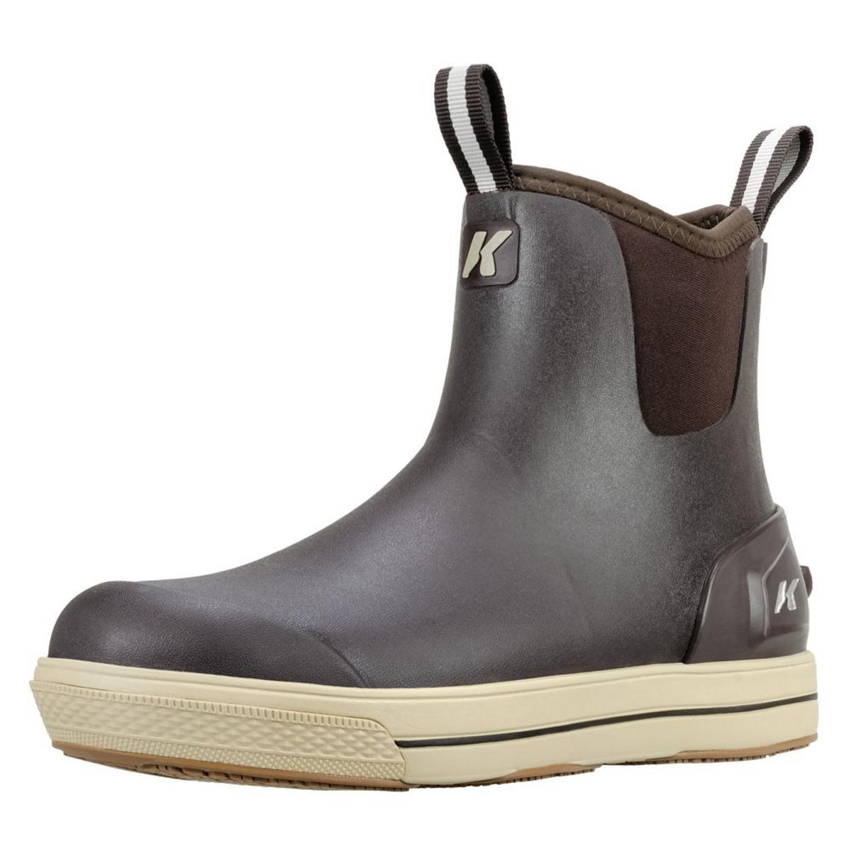 Korkers Men's 0 Neo Flex Ankle Boot with Fixed Kling-On Deck Soles Korkers Men's 0 Neo Flex Ankle Boot with Fixed Kling-On Deck Soles