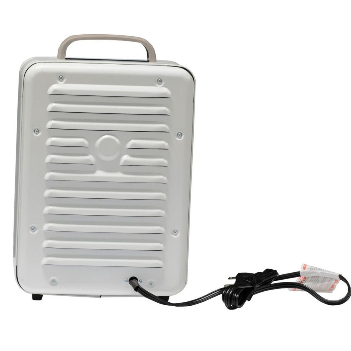 World Marketing Comfort Glow Milkhouse Style Electric Heater with 3-prong Grounded Plug - White World Marketing Comfort Glow Milkhouse Style Electric Heater with 3-prong Grounded Plug - White