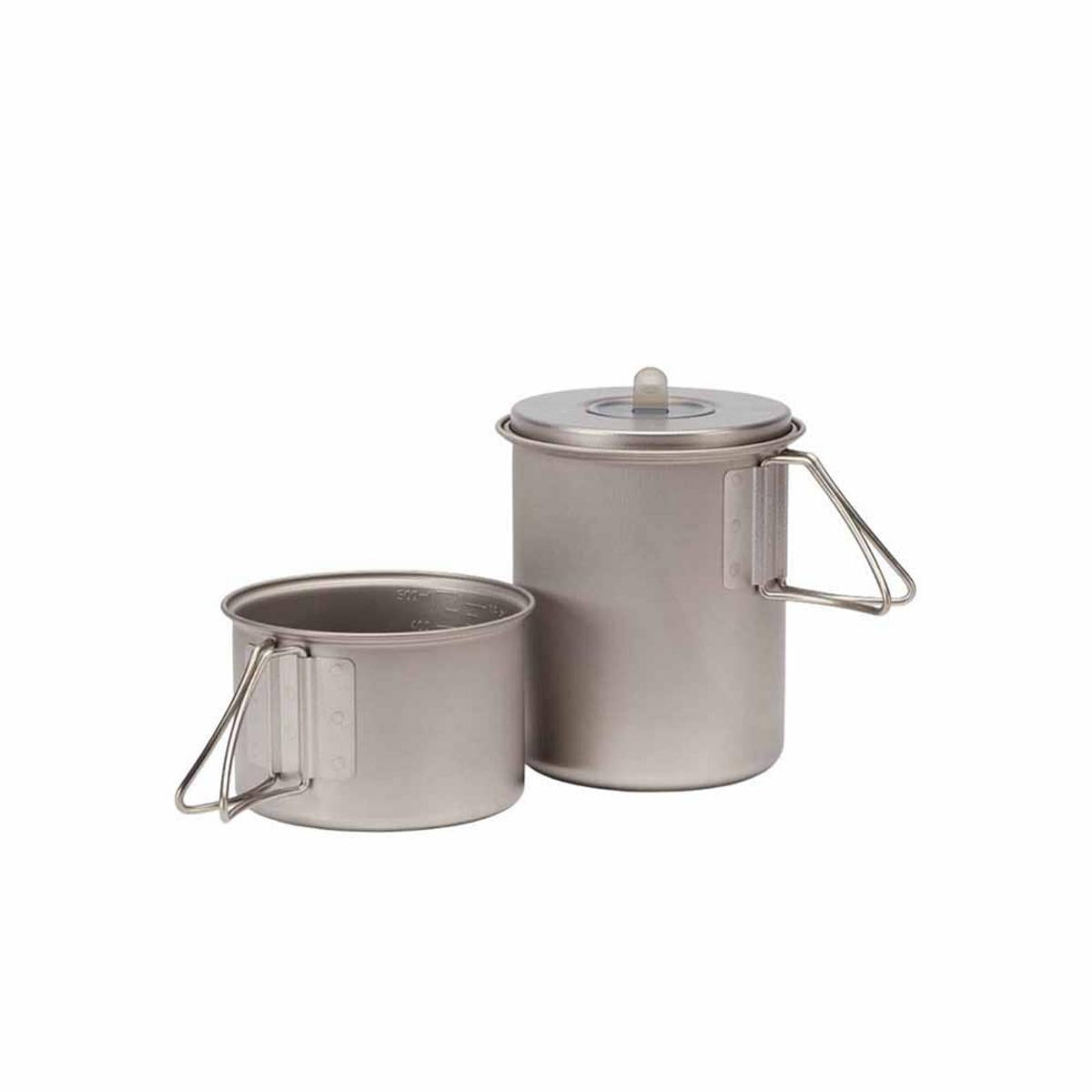 Snow Peak Titanium Mini Solo Combo 2.0 Cookset Snow Peak Titanium Mini Solo Combo 2.0 Cookset