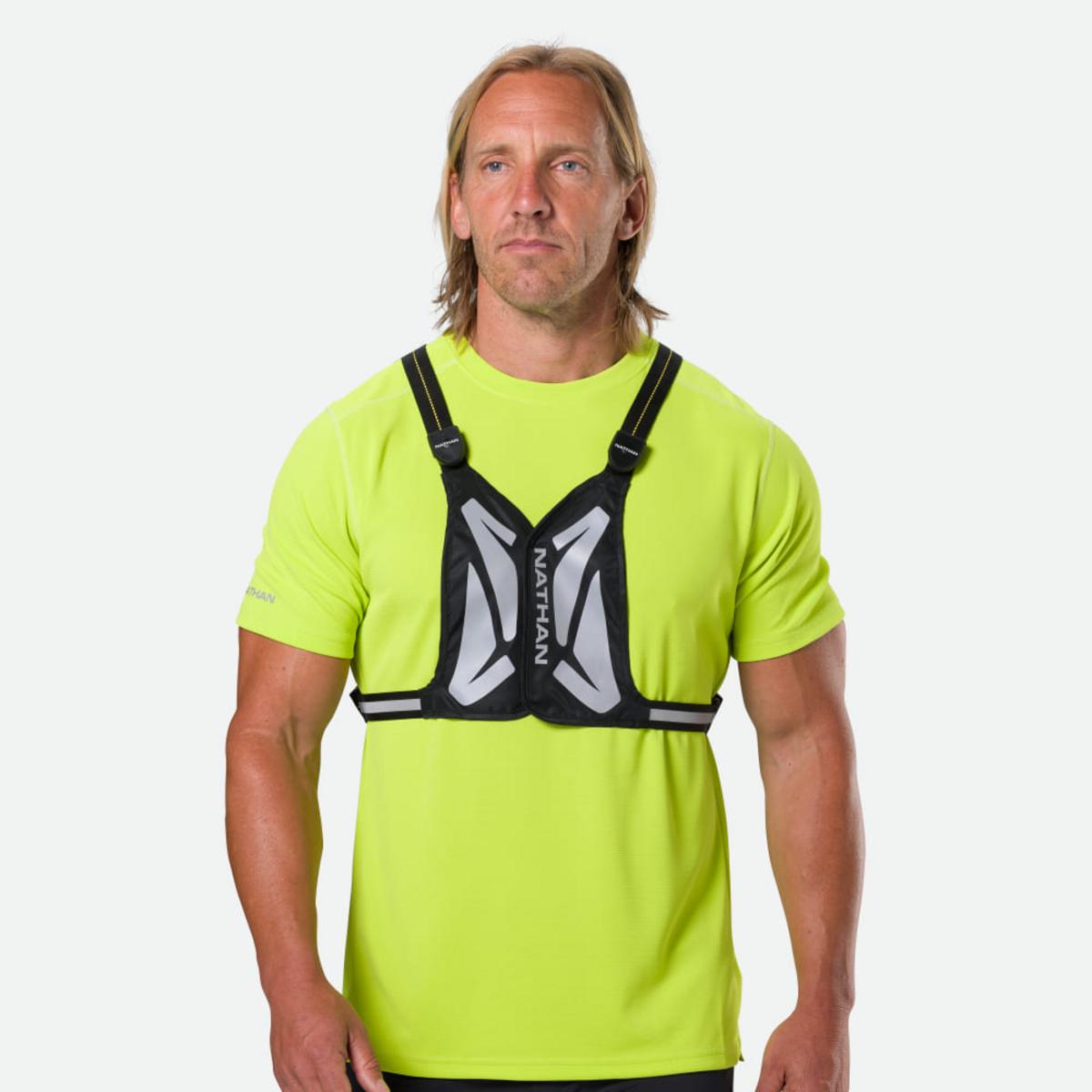 Nathan Laser Light Web Vest RX - Black/High Vis Yellow Nathan Laser Light Web Vest RX - Black/High Vis Yellow