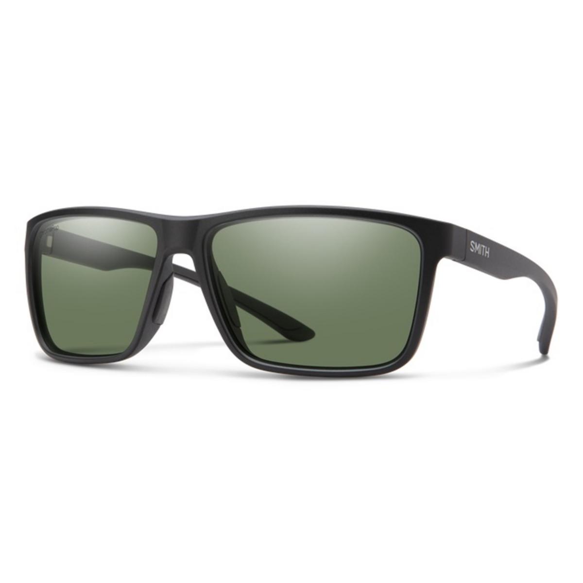 Smith Optics Riptide Sunglasses ChromaPop Polarized Gray Green - Matte Black Frame Smith Optics Riptide Sunglasses ChromaPop Polarized Gray Green - Matte Black Frame