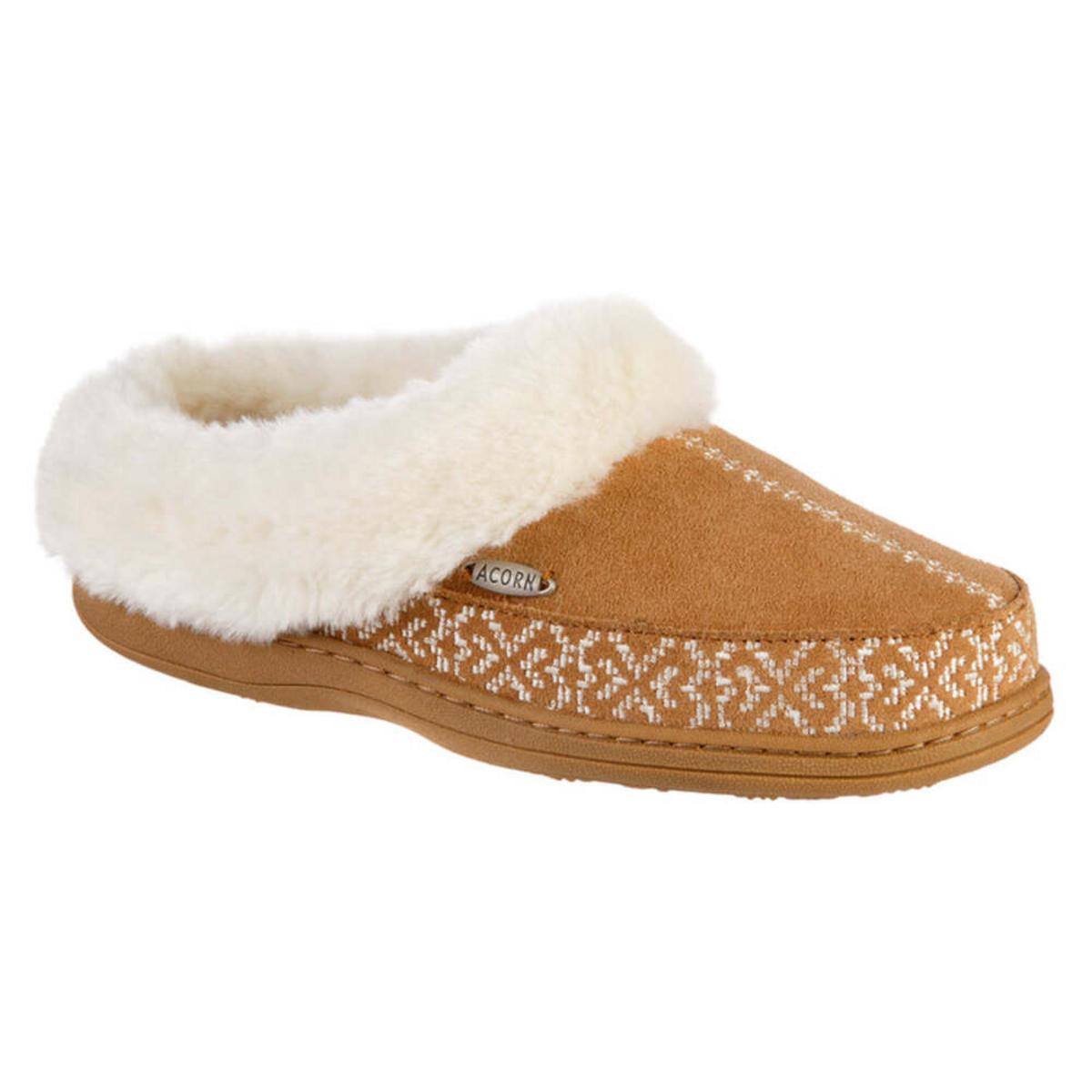 Acorn Women's Greta Embroidered Clog Slippers Acorn Women's Greta Embroidered Clog Slippers