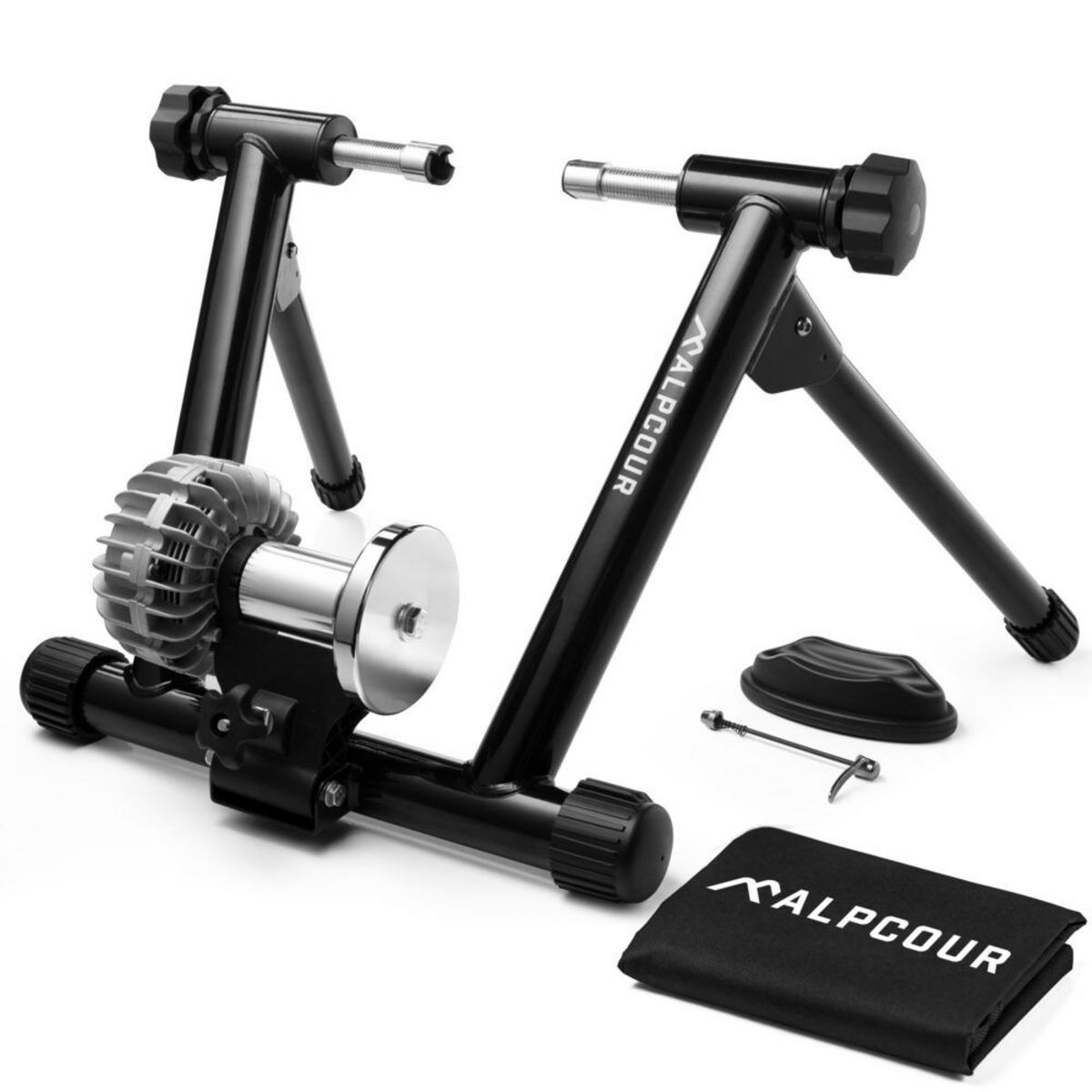 Alpcour Bike Trainer Stand with Fluid Flywheel Alpcour Bike Trainer Stand with Fluid Flywheel