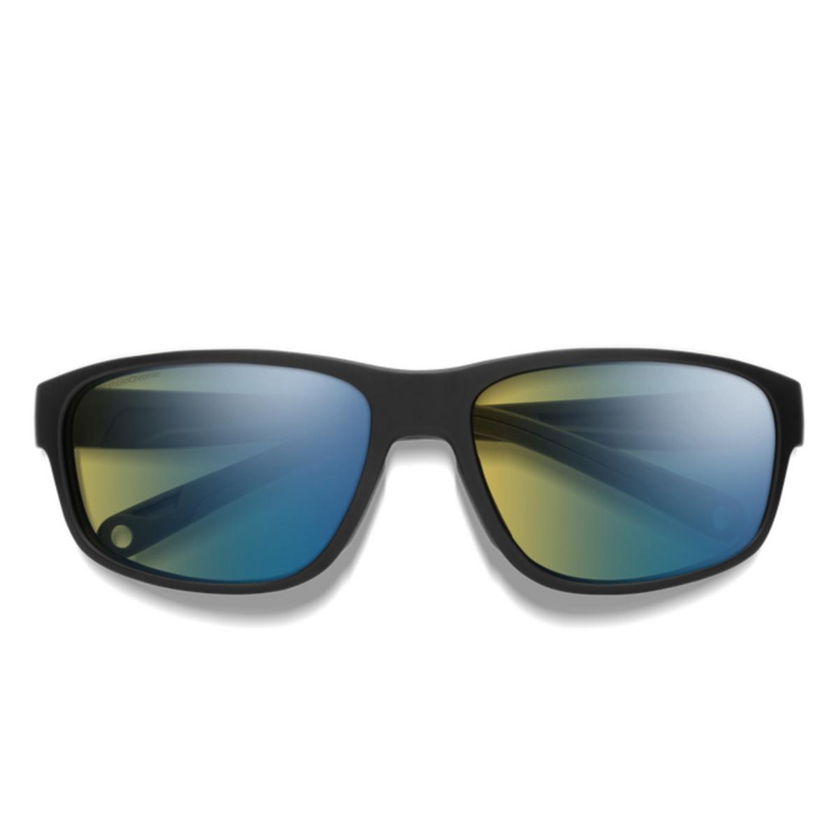 Smith Optics Redding 2 Sunglasses ChromaPop Glass Polarchromic Yellow Blue - Matte Black Frame Smith Optics Redding 2 Sunglasses ChromaPop Glass Polarchromic Yellow Blue - Matte Black Frame