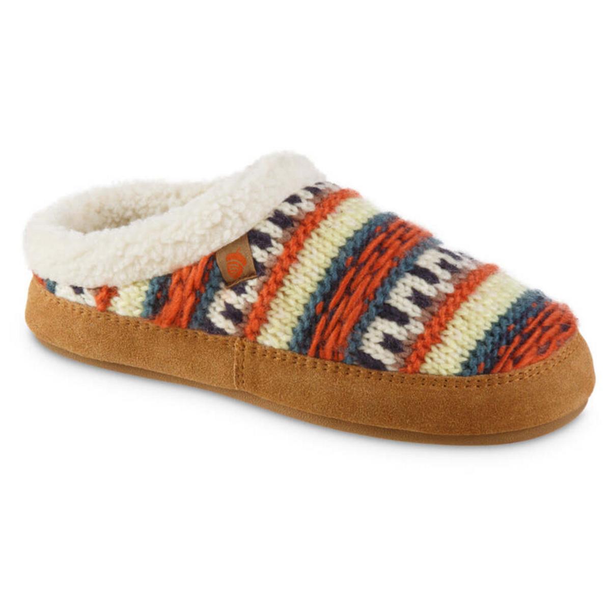 Acorn Women's Fairisle Knit Clog Slippers Acorn Women's Fairisle Knit Clog Slippers