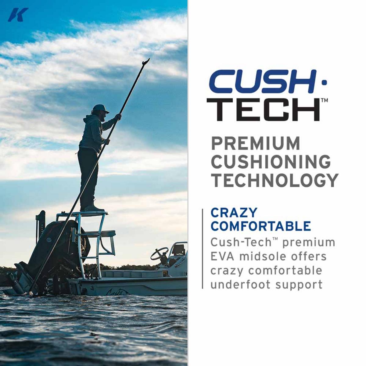 Korkers Men's 0 Neo Flex Ankle Boot with Fixed Kling-On Deck Soles Korkers Men's 0 Neo Flex Ankle Boot with Fixed Kling-On Deck Soles