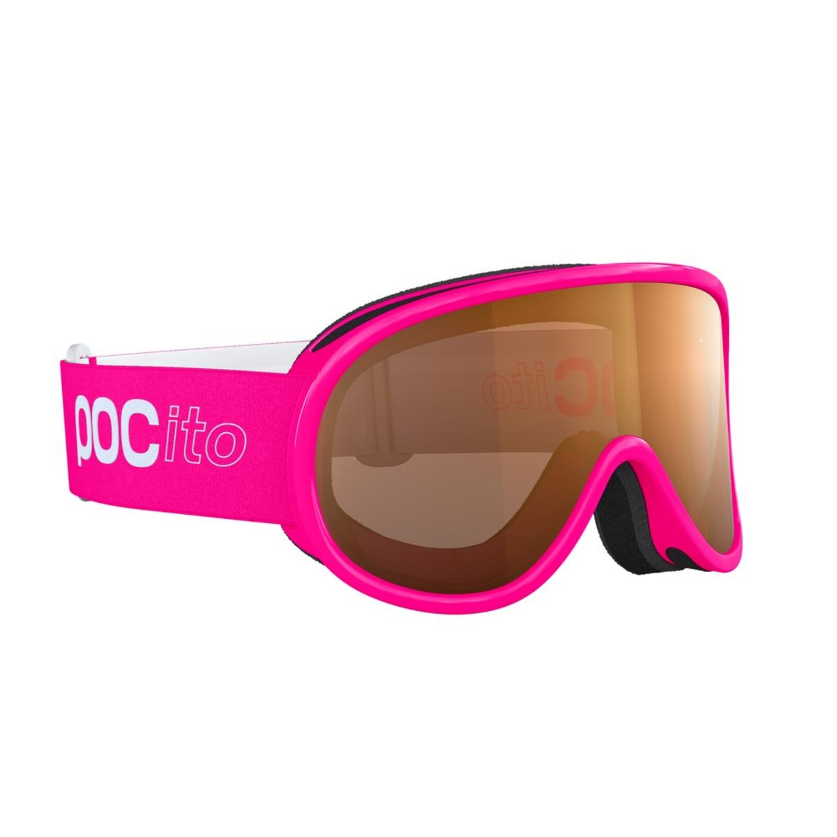 POC POCito Retina Kid's Ski Goggles Partly Sunny Light Orange Lens - Fluorescent Pink Frame POC POCito Retina Kid's Ski Goggles Partly Sunny Light Orange Lens - Fluorescent Pink Frame