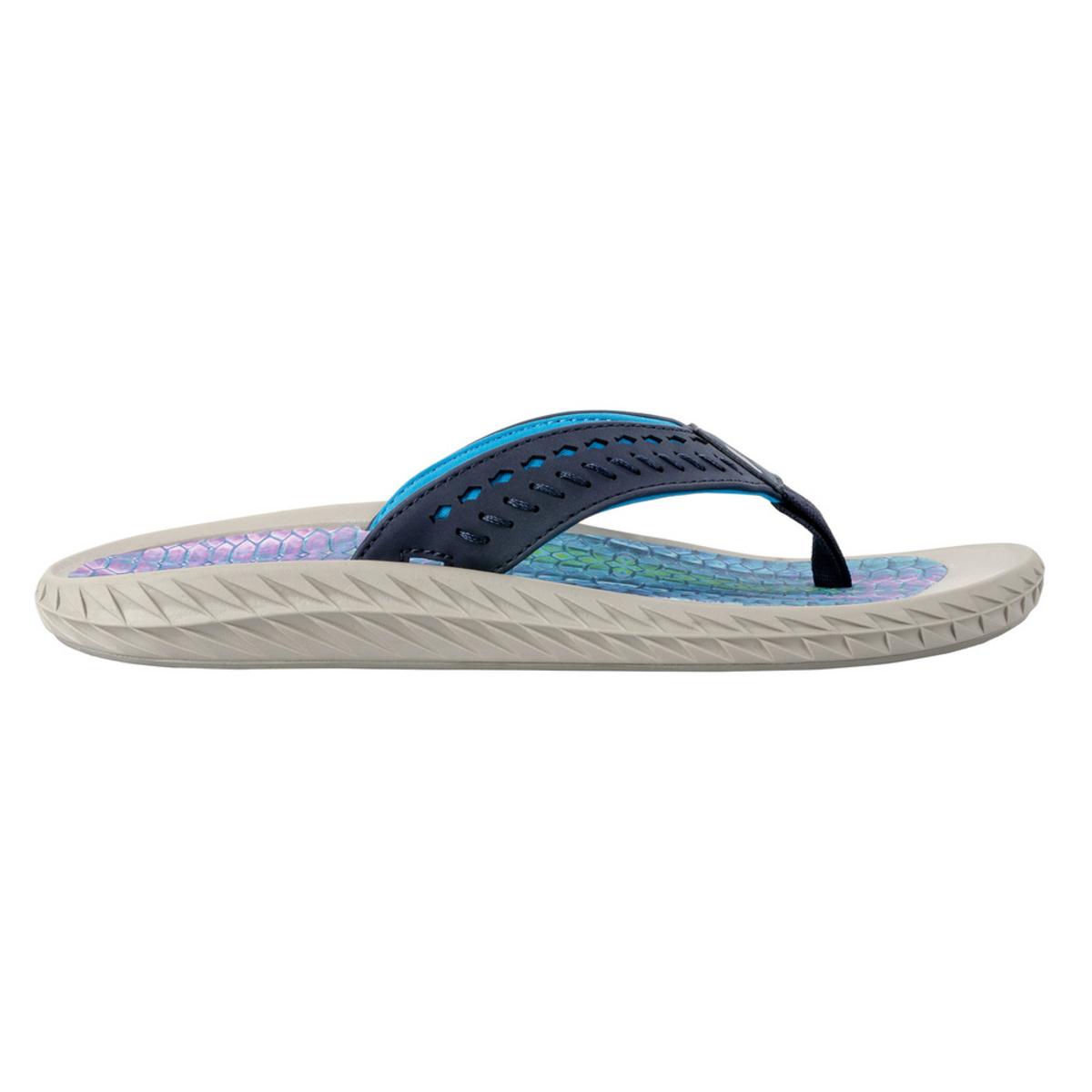 Korkers Women's Fish Flip Tarpon with Fixed Kling-On Deck Soles (Size 7) Korkers Women's Fish Flip Tarpon with Fixed Kling-On Deck Soles (Size 7)