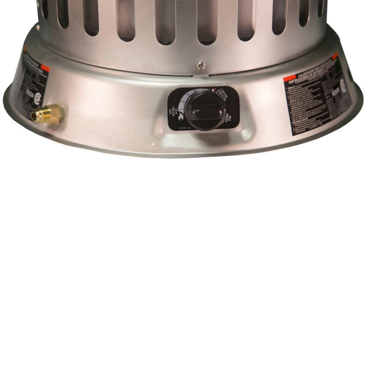 World Marketing 50-80,000 BTU Propane (LP) Convection Heater - Silver World Marketing 50-80,000 BTU Propane (LP) Convection Heater - Silver