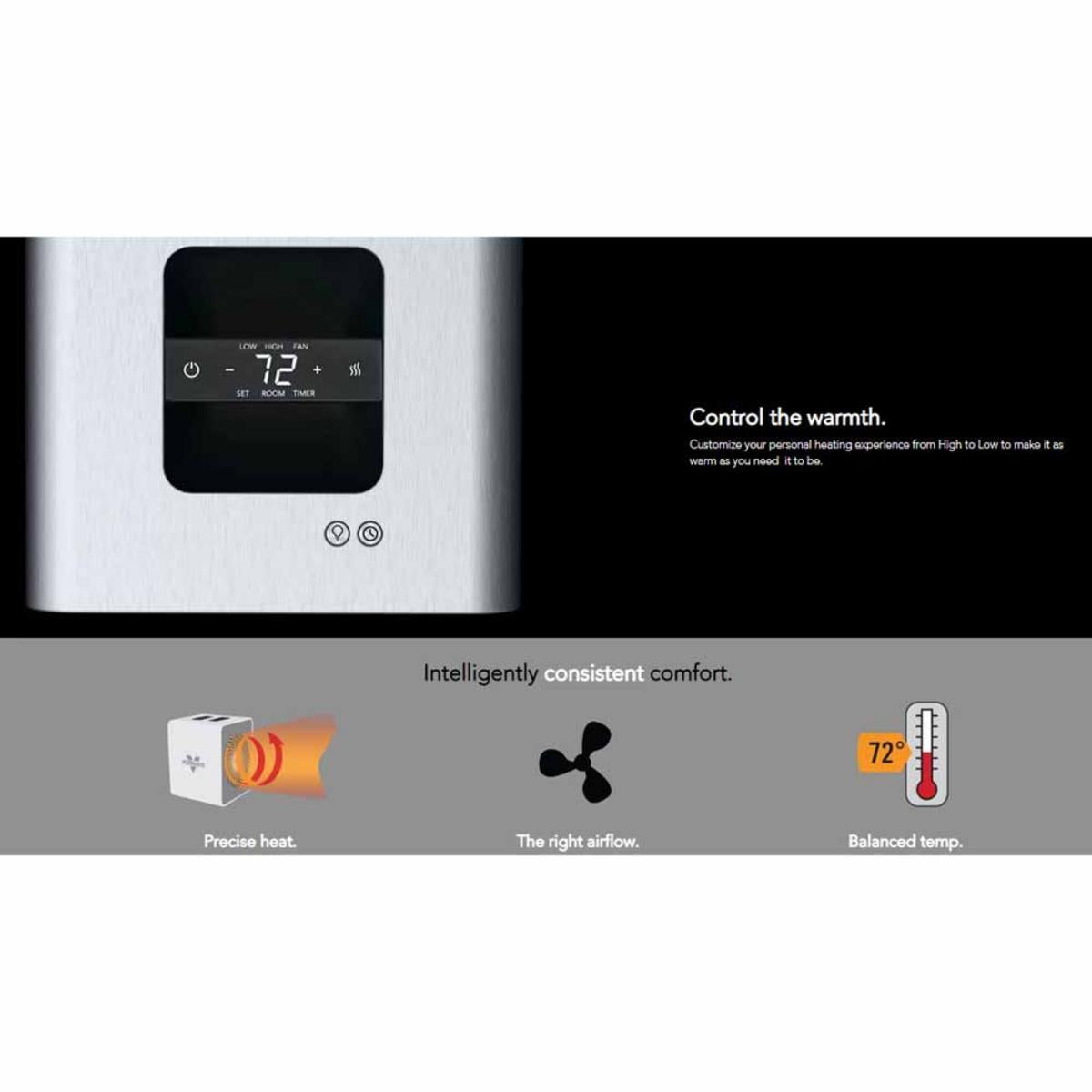 Vornado VMHi600 Whole Room Stainless Steel Heater with Auto Climate - Stainless Steel Vornado VMHi600 Whole Room Stainless Steel Heater with Auto Climate - Stainless Steel