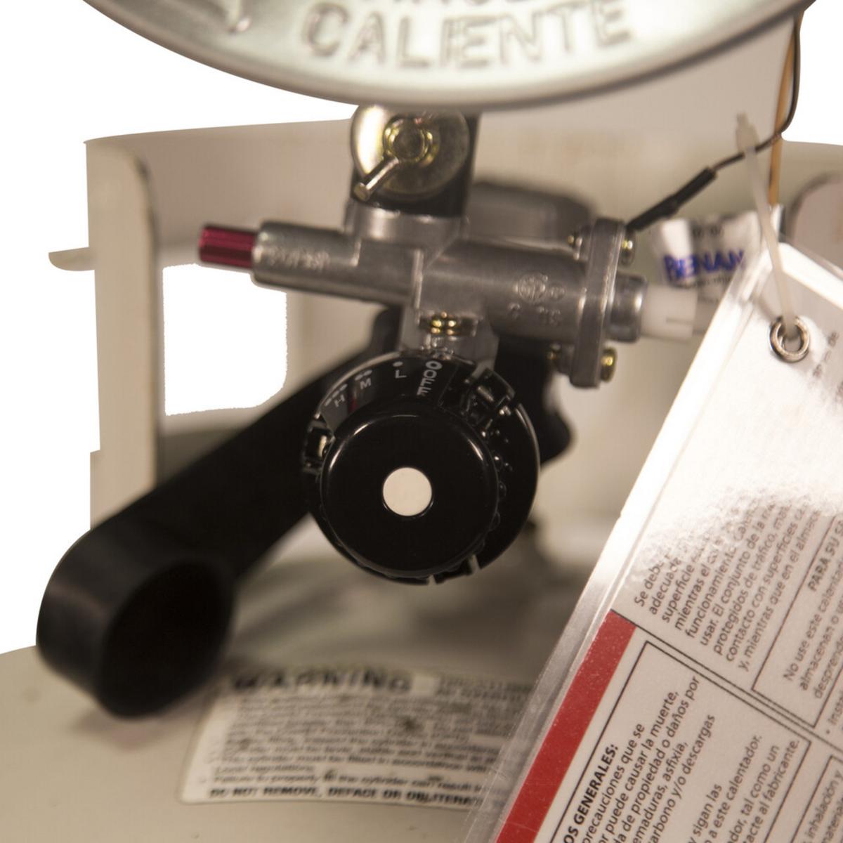 World Marketing Single Burner Tank Top Heater with Tip-over Shut-off - Match Ignition/Silver World Marketing Single Burner Tank Top Heater with Tip-over Shut-off - Match Ignition/Silver