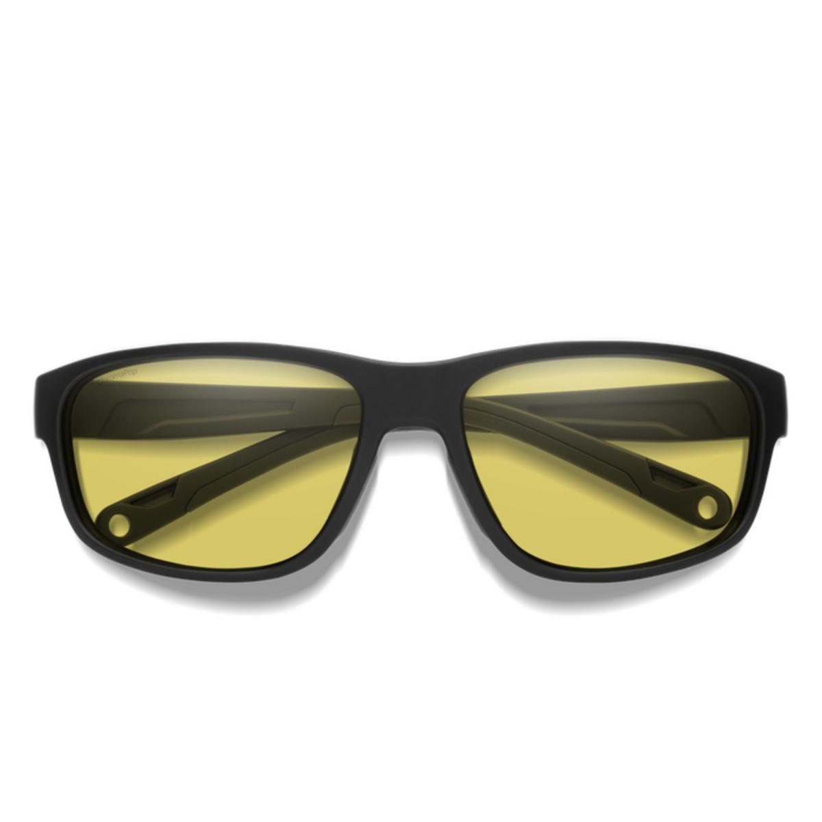 Smith Optics Redding 2 Sunglasses ChromaPop Glass Polarized Low Light Yellow - Matte Black Frame Smith Optics Redding 2 Sunglasses ChromaPop Glass Polarized Low Light Yellow - Matte Black Frame