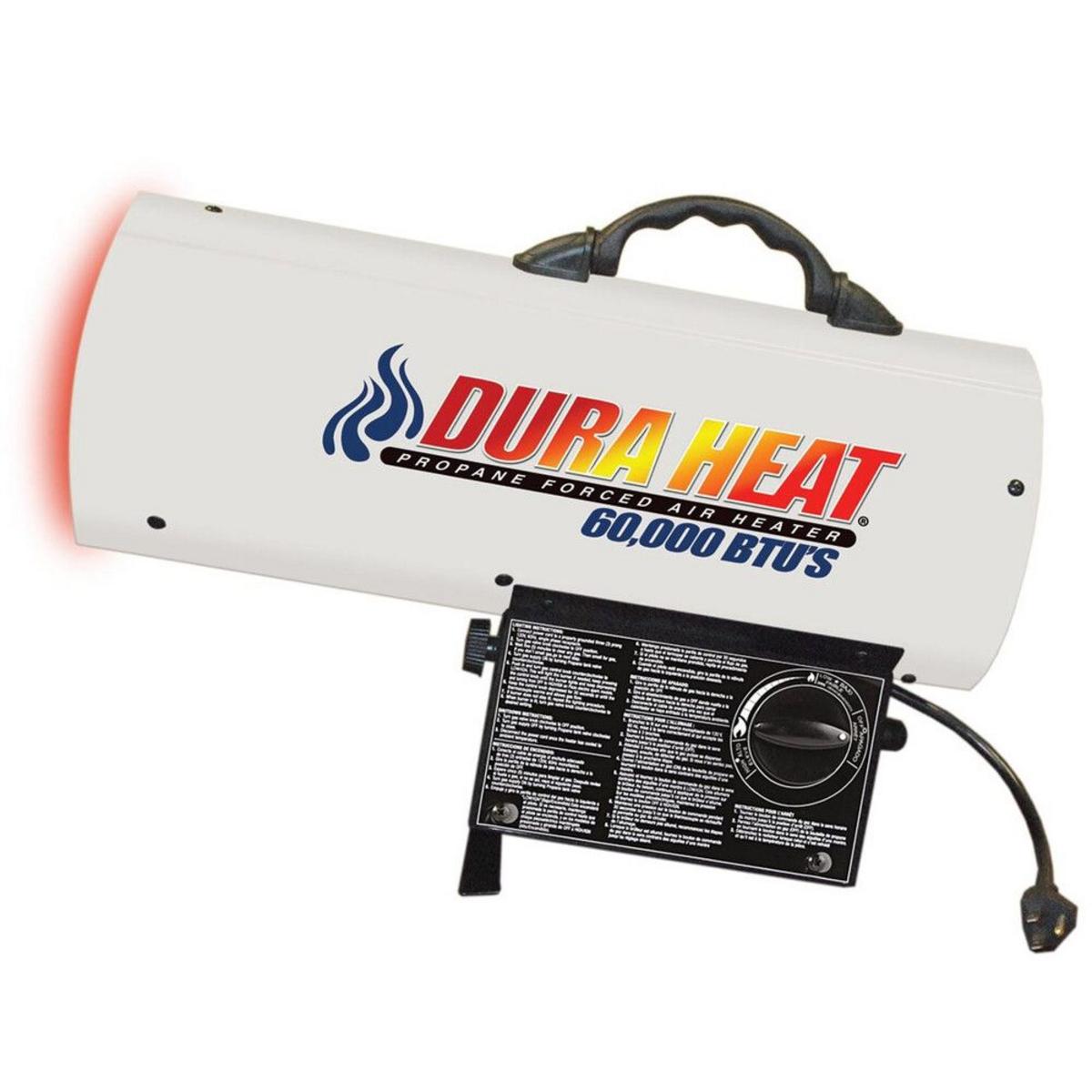 World Marketing 30K-60K BTUs Propane(LP) Forced Air Heater - Continuous Ignition/White World Marketing 30K-60K BTUs Propane(LP) Forced Air Heater - Continuous Ignition/White