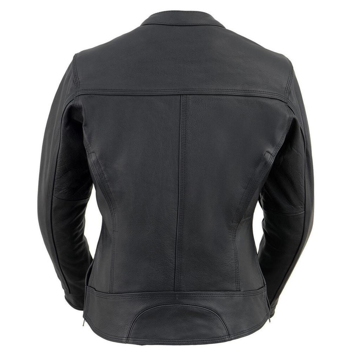 Milwaukee Leather Women's Cool-Tec Leather Scooter Triple Stitch Jacket Milwaukee Leather Women's Cool-Tec Leather Scooter Triple Stitch Jacket